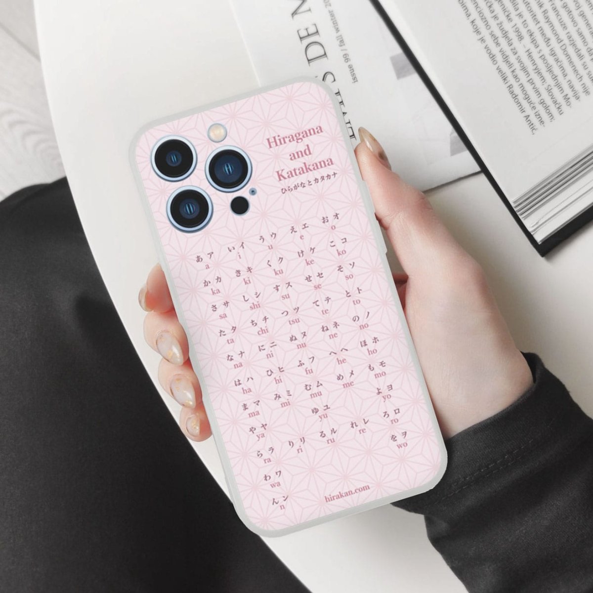 Hiragana and Katakana Chart iPhone Case